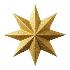 Sparkling gold star decoration graphic