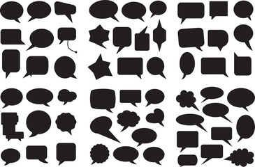 Dialogue box vector art, chat box vector art, conversation box vector