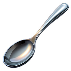 utensil spoon cartoon isolated on white background