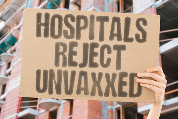 "Hospitals reject unvaxxed" — RFK Jr.’s HHS rolls back care mandates. HEALTHCARE. DISCRIMINATION. PANDEMIC. POLICY. SEGREGATION. CRISIS. RIGHTS.