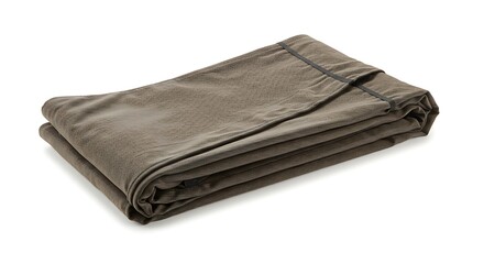 Folded Brown Blanket: Cozy Comfort Still Life
