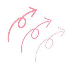 ぐるぐる矢印のセット