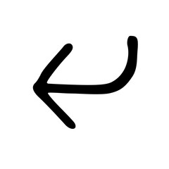 Undo Arrows Hand Drawn Doodle