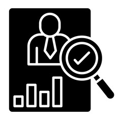 Performance Review  Icon Element For Design