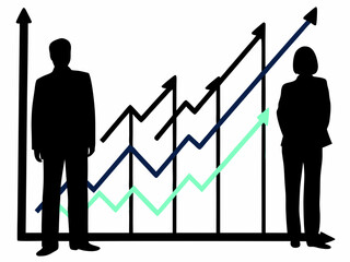 Fototapeta premium Business Growth Team