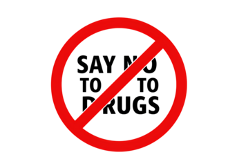 Prohibition Symbol Red Circle with Diagonal Slash  No Entry Graphic isolated on transparent background