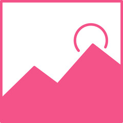 Picture In Frame In Fill Icon