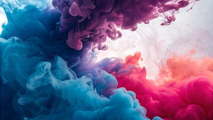 Abstract colorful smoke background wallpaper design for desktop and mobile screensavers art print