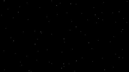Pixel art parallax starfield animation, looping retro space background - Powered by Adobe