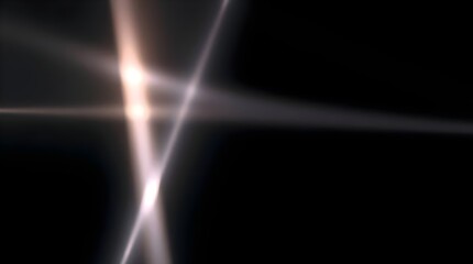 Abstract Light Leaks Glowing Lines and Beams on Black Background  Overlay Effect Particle Bokeh