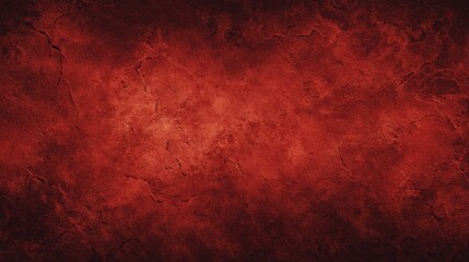 Fototapeta premium A textured, deep red background with a cracked, dramatic appearance.