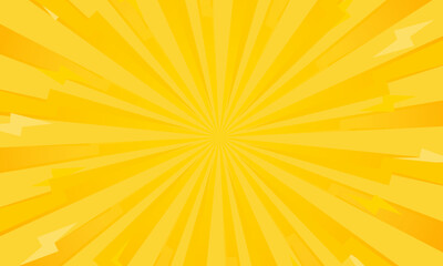Orange gradient ray burst dot style background vector design