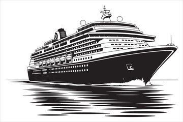 Obraz premium Ship Silhouette SVG Bundle | Sailboat & Yacht Clipart | Nautical Vector Set