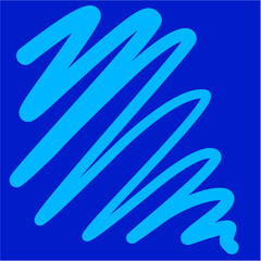 Obraz premium Abstract Blue Swirl Pattern Background