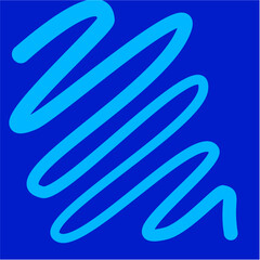 Fototapeta premium Abstract Blue Swirl Pattern Background