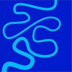 Abstract Blue Swirl Pattern Background