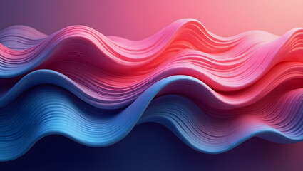 Vibrant duotone gradient with fluid flowing lines, glossy finish, sharp detail, 8k digital art.