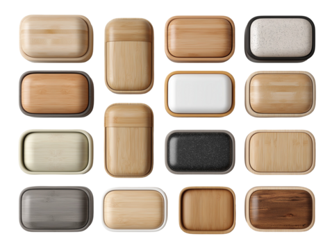 Stylish Storage Boxes: Set Of Colorful Rectangular Containers With Handles And Locks Made From Eco Friendly Materials