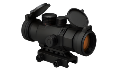 Vortex Optics Spitfire 3x Prism Scope – Tactical Precision Sight on Transparent Background
