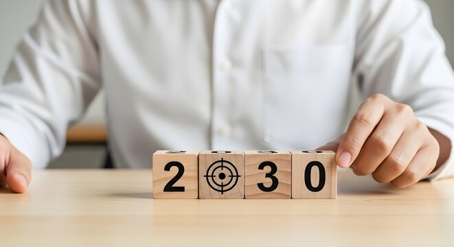 2030 goals target planning strategy vision concept