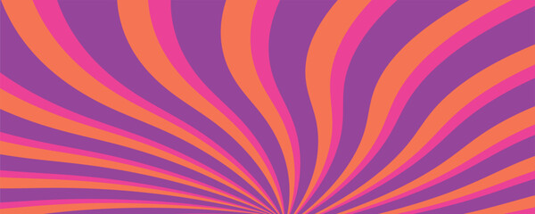 Pink and Orange Multi colour vintage sunburst starburst background
