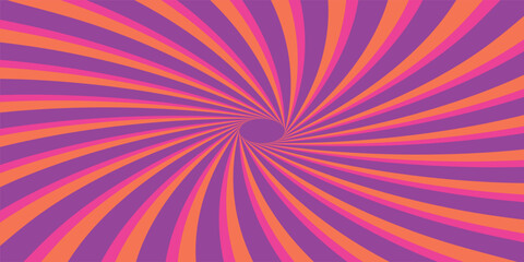 Pink and Orange Multi colour vintage sunburst starburst background