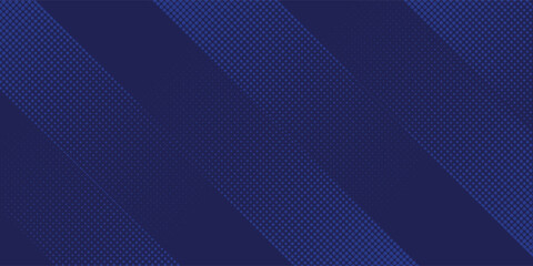 Bright navy blue dynamic abstract vector background with diagonal lines. Trendy classic color of 2020. 3d cover of business presentation banner for sale event