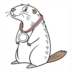olympic-marmot-vector