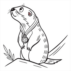 olympic-marmot-vector