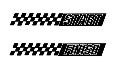 Race flag background. Checkered flag. Black and white checker. Finishing flag. 