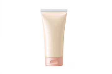 Blank Skincare Product Tube, isolated on white transparent background