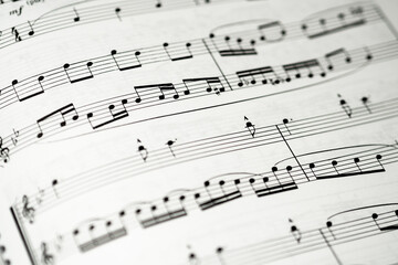 Fototapeta premium Sheet Music Melodies for Inspiring Creative Performance