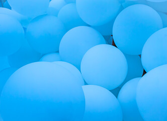 Fond de ballons de couleur bleu clair