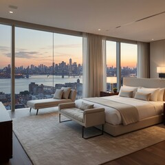 interior of a hotel room