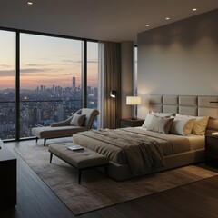 interior of a hotel room