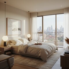 interior of a hotel room