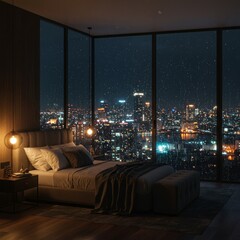 interior of a hotel room