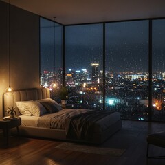 interior of a hotel room