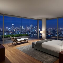 interior of a hotel room