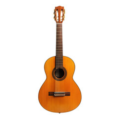 Obraz premium Acoustic guitar isolated on transparent background