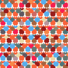 Bright abstract background of colored elements for postcards, websites, invitations.