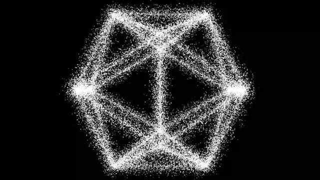 Abstract design element. Geometric pattern symbols fractale pentagram astrology stamp label symbol.
