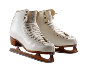 Ice skating event ice rink action winter sports, isolated on transparent background, png