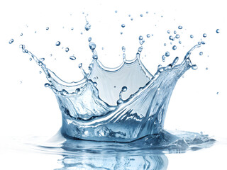  Realistic Aqua Droplet Burst &ndash; PNG Asset