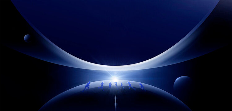 Futuristic 2023 future technology conference - Powered by Adobe