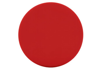 Red circle isolated on transparent background