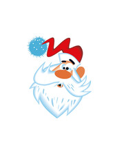 Santa Claus (Father Christmas) with a big white beard
