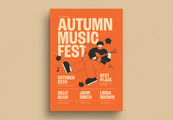 Autumn Music Festival Flyer