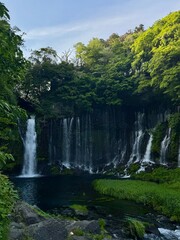 Fototapeta premium shiraito waterfalls