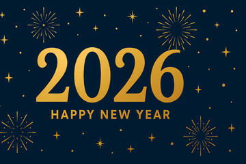 Fototapeta premium Christmas and New Year 2026 with bright holiday backgrounds. Holiday concept for postcards and banners